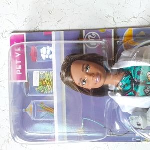 Barbie Pet Vet Doll and Kitty New
